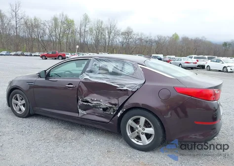 2015 Kia Optima Lx z USA, uszkodzony, nr VIN 5XXGM4A76FG404790